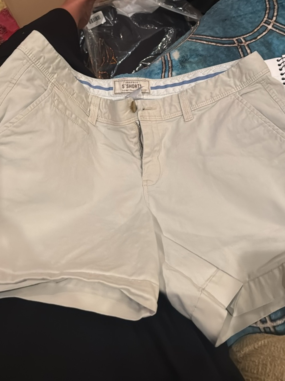 Old Navy Beige 5" Chino Bermuda Shorts